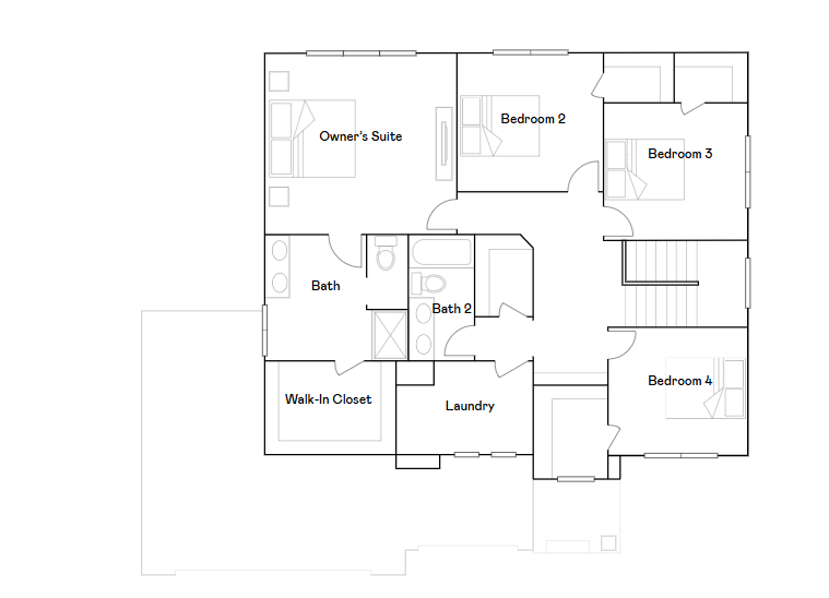Sinclair upper level floorplan