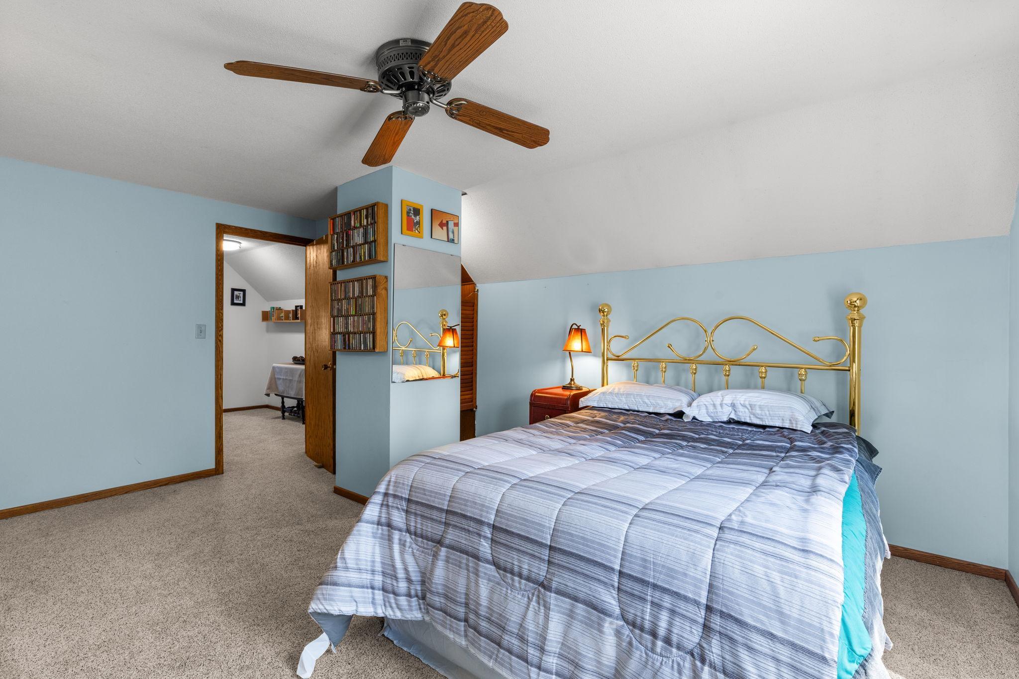 Ample space for your bedroom furniture and newer carpet throughout upper level.