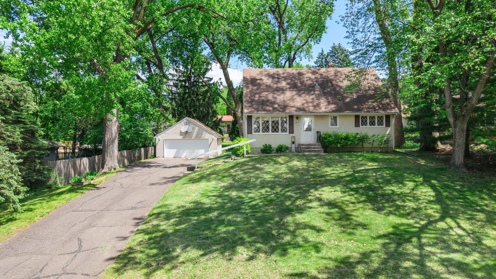 This charming home boasts nice curb appeal