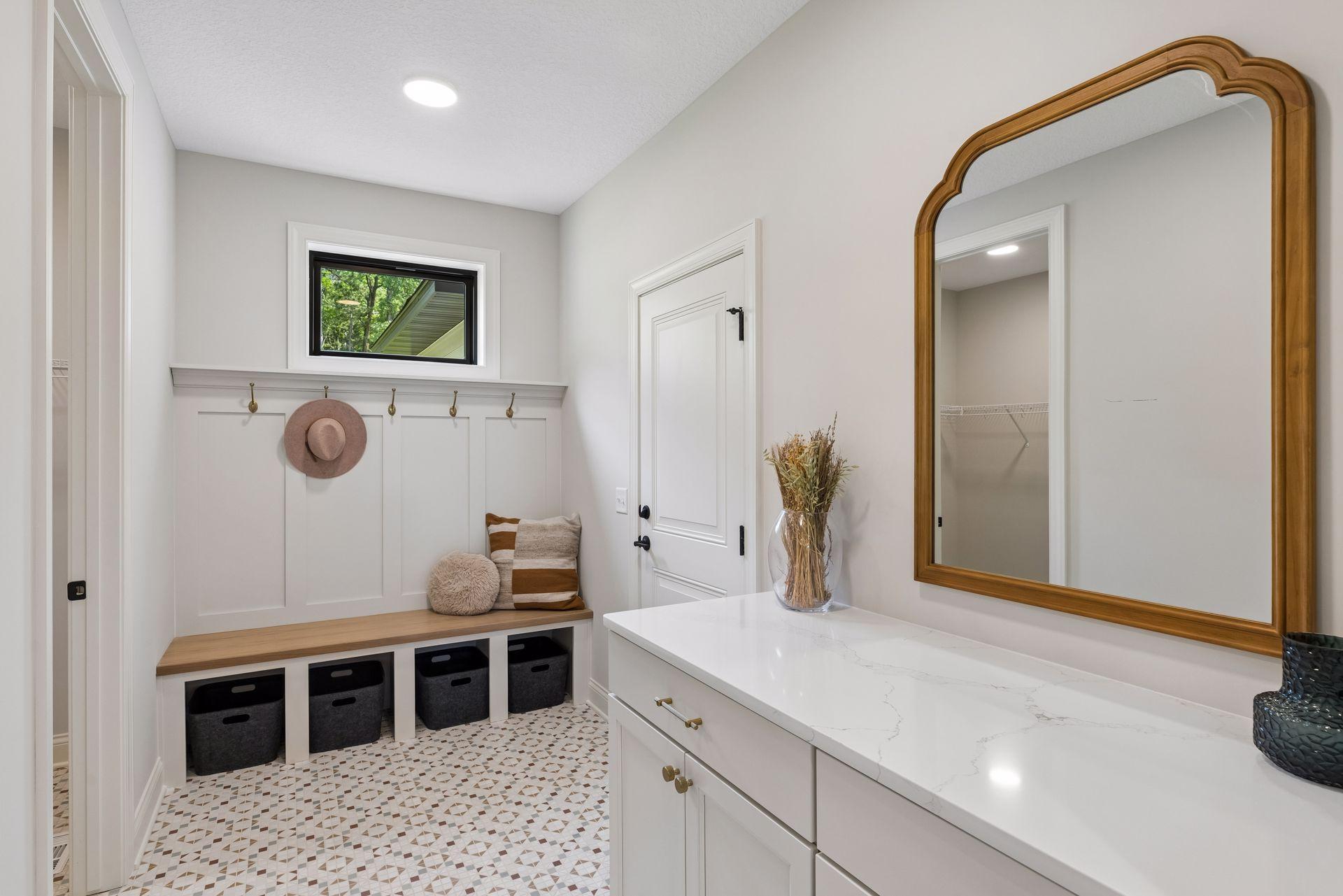 Beautifully upgraded mudroom