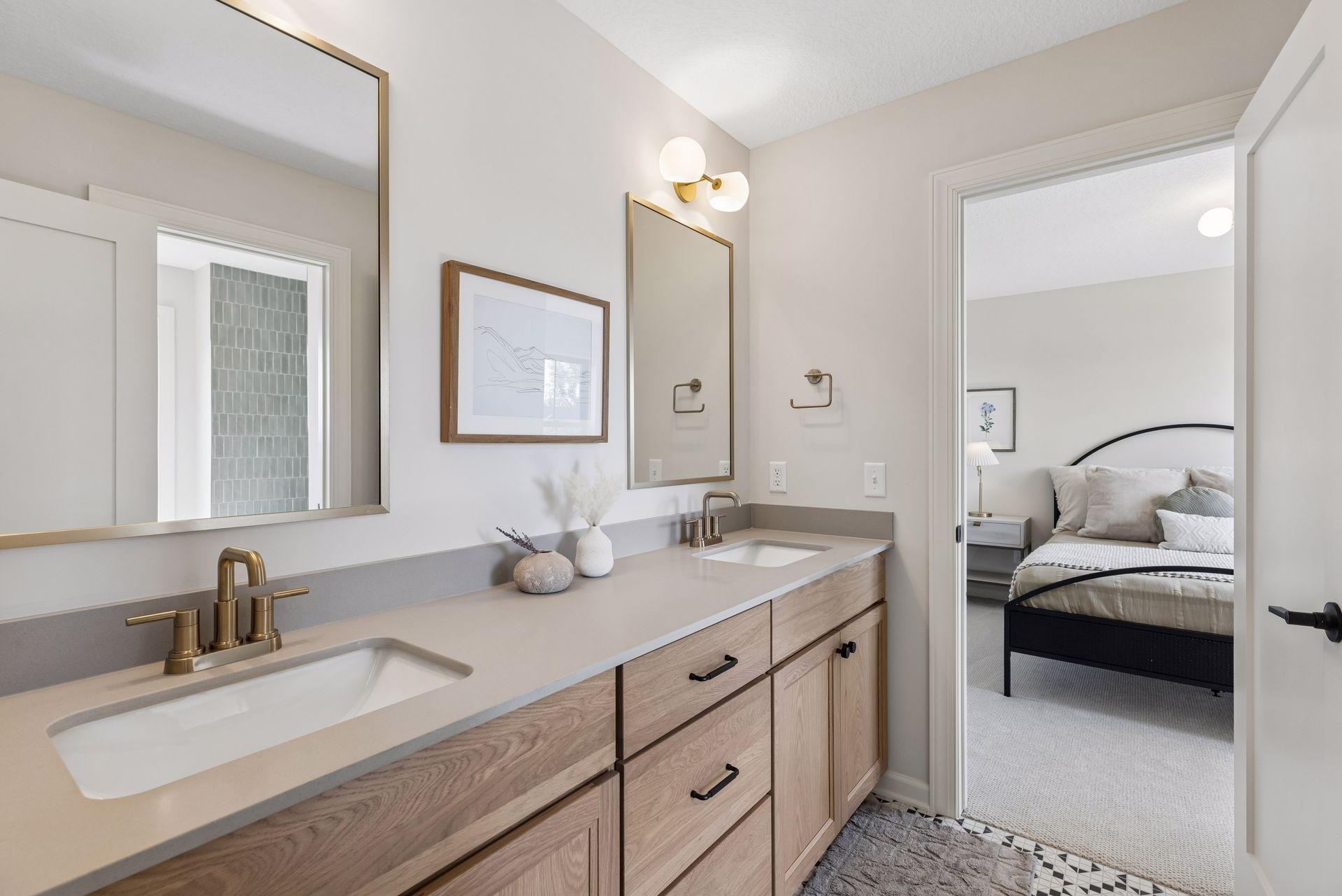 Upper Level Secondary Jack and Jill Bathroom