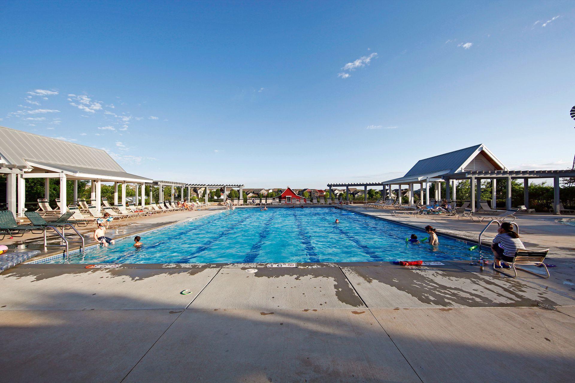 Summer looks good here. The Stonemill Farms community pool is where the season comes alive, offering a refreshing retreat just steps from your front door.