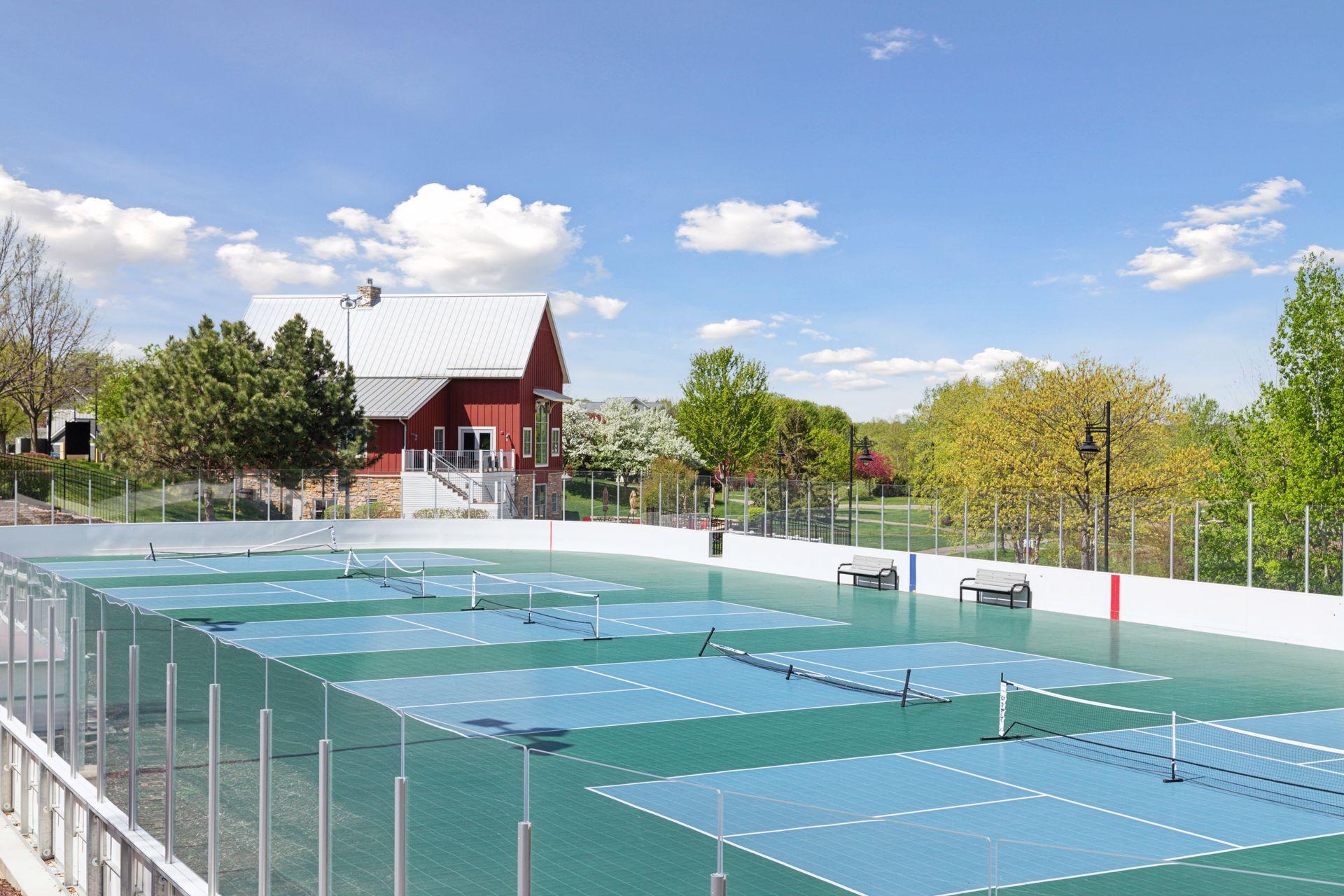 Serve, volley, repeat. The Stonemill Farms pickleball courts bring friendly competition and good times right to the neighborhood.