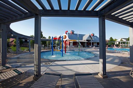 Little ones, big smiles. The Stonemill Farms splash pad is a summertime favorite that keeps the fun going all season long.