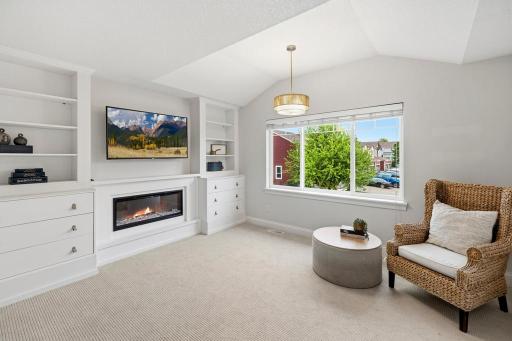 Perched above it all, the loft is a versatile retreat that effortlessly balances style and function.