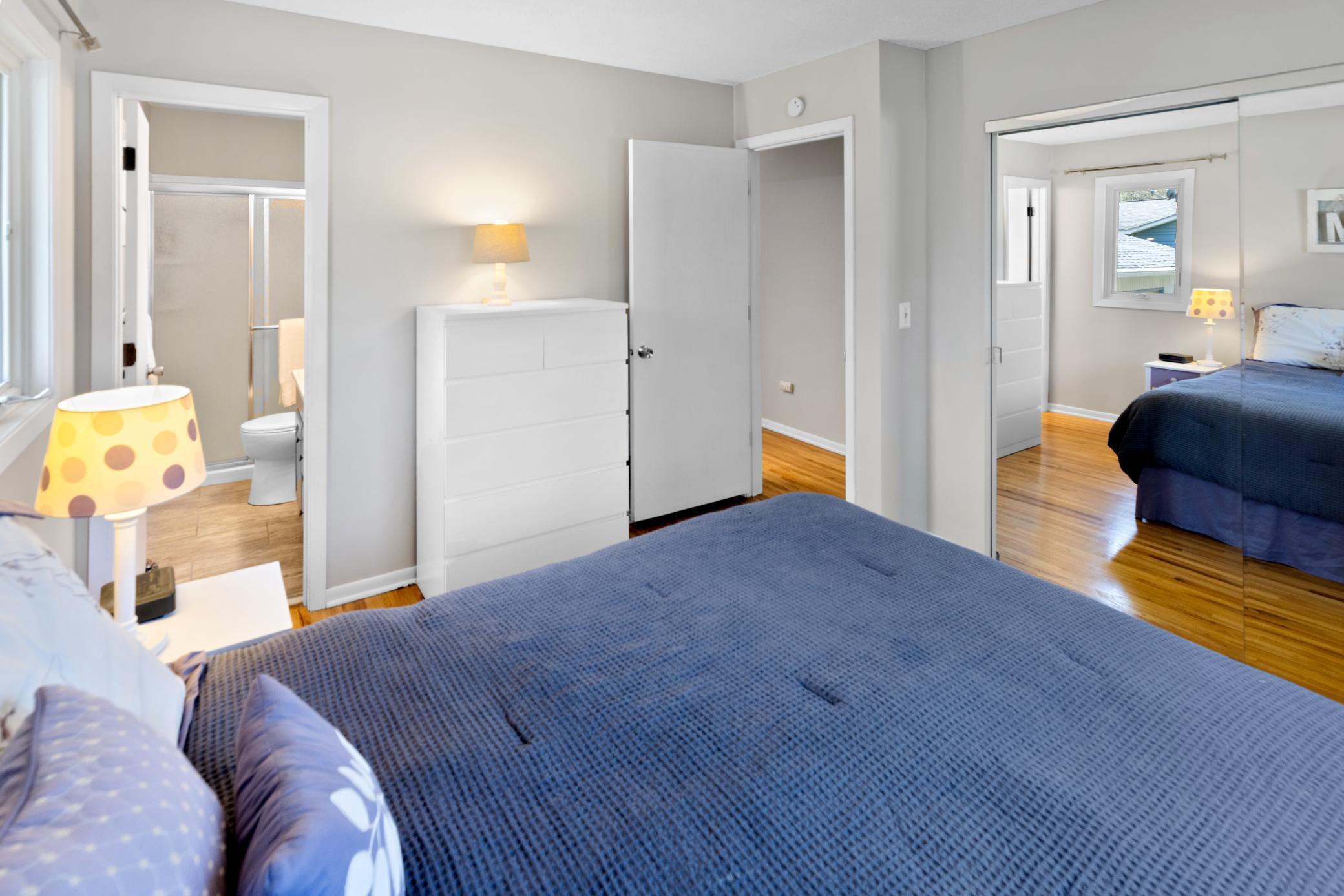 Owner's Suite has private bath and large double closet!