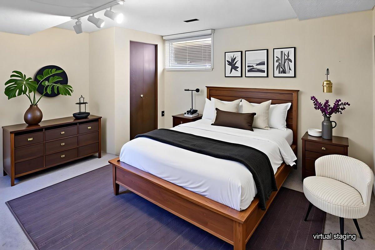 VIRTUALLY STAGED - Nonconforming 5th Bedroom.