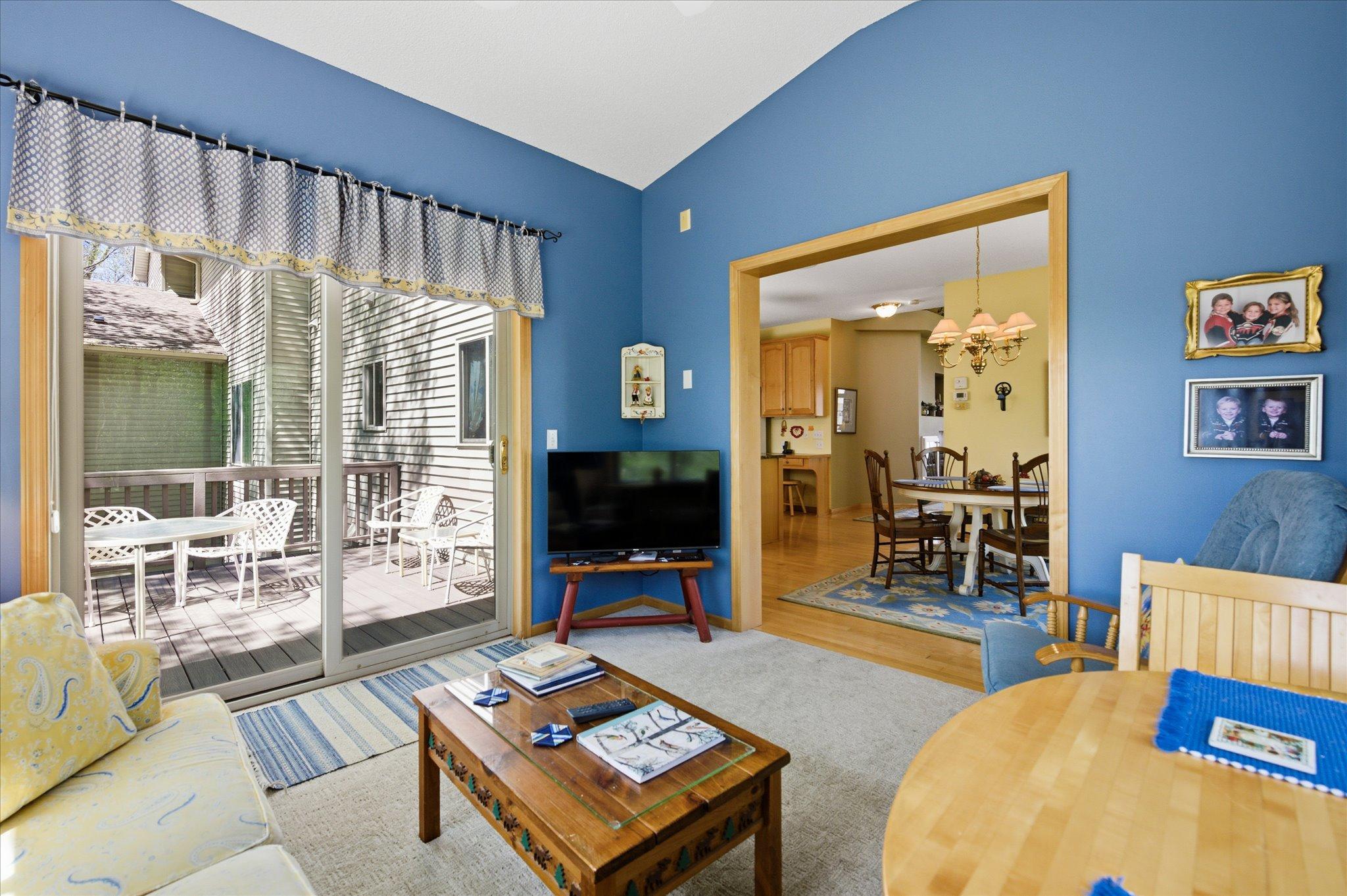 Joines deck and dining area