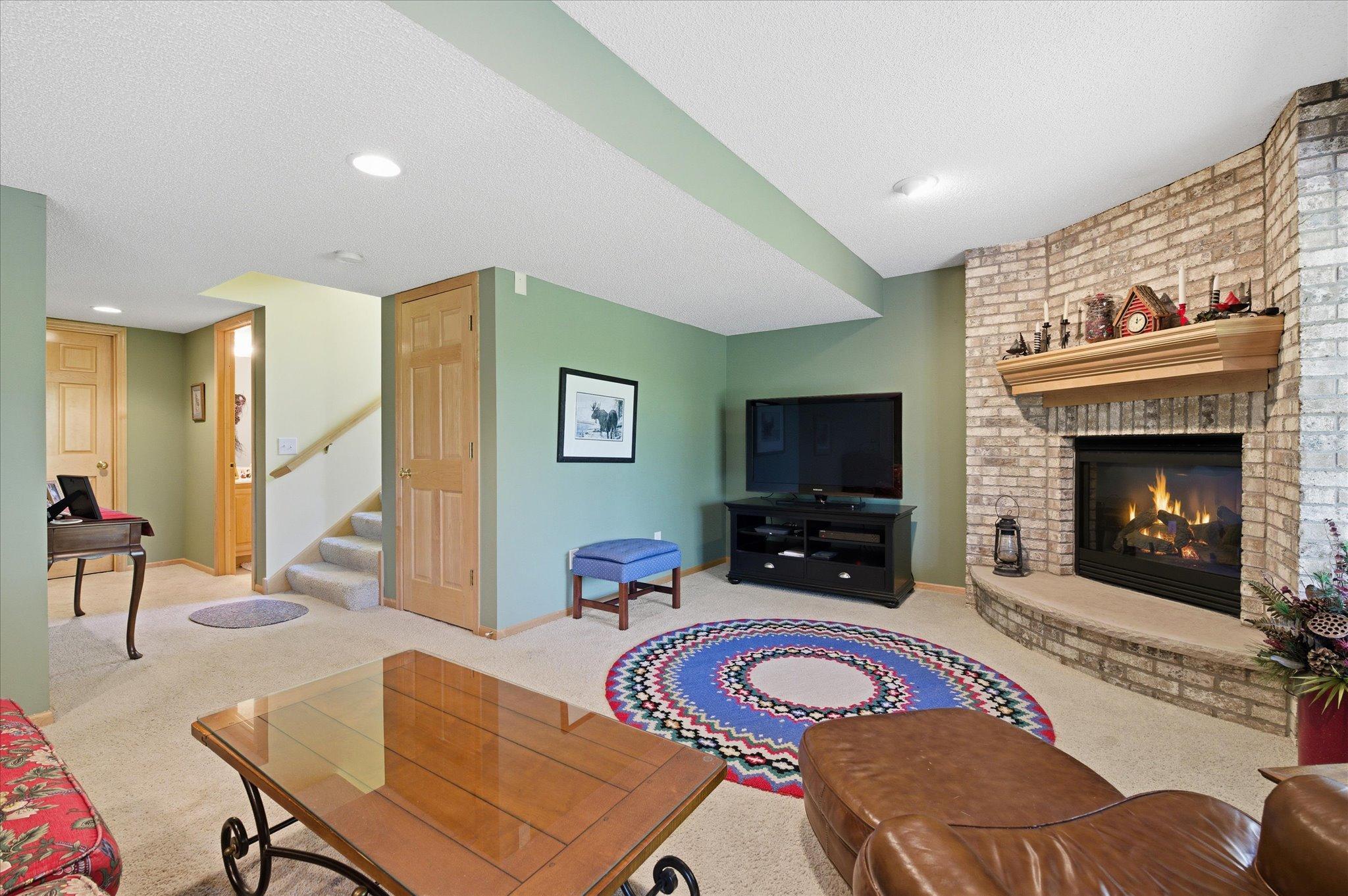 Great lower level Family Room