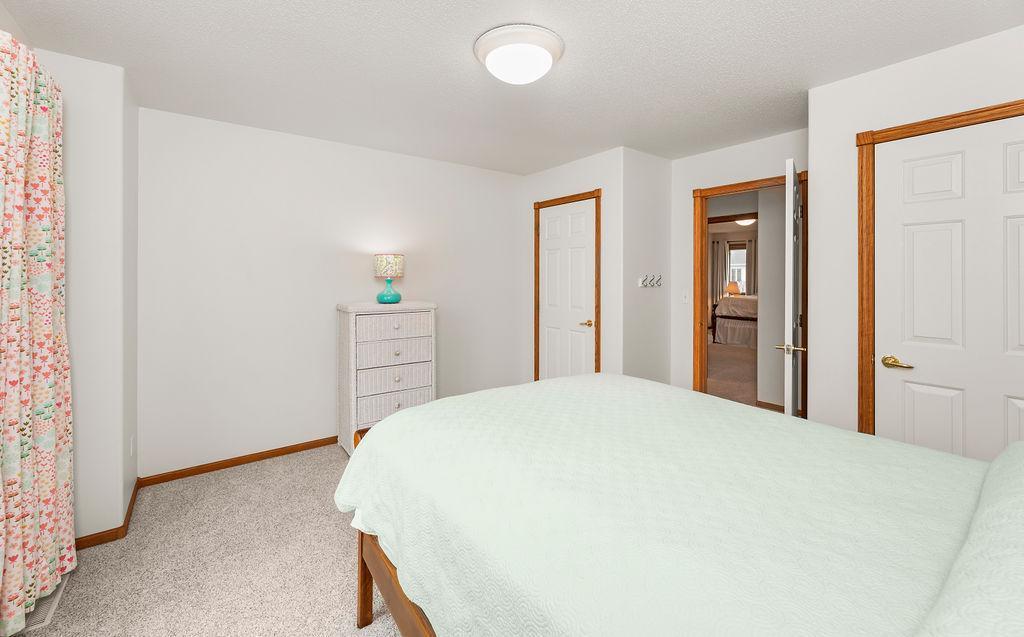 Bedroom 1 offers dual closets & a large window