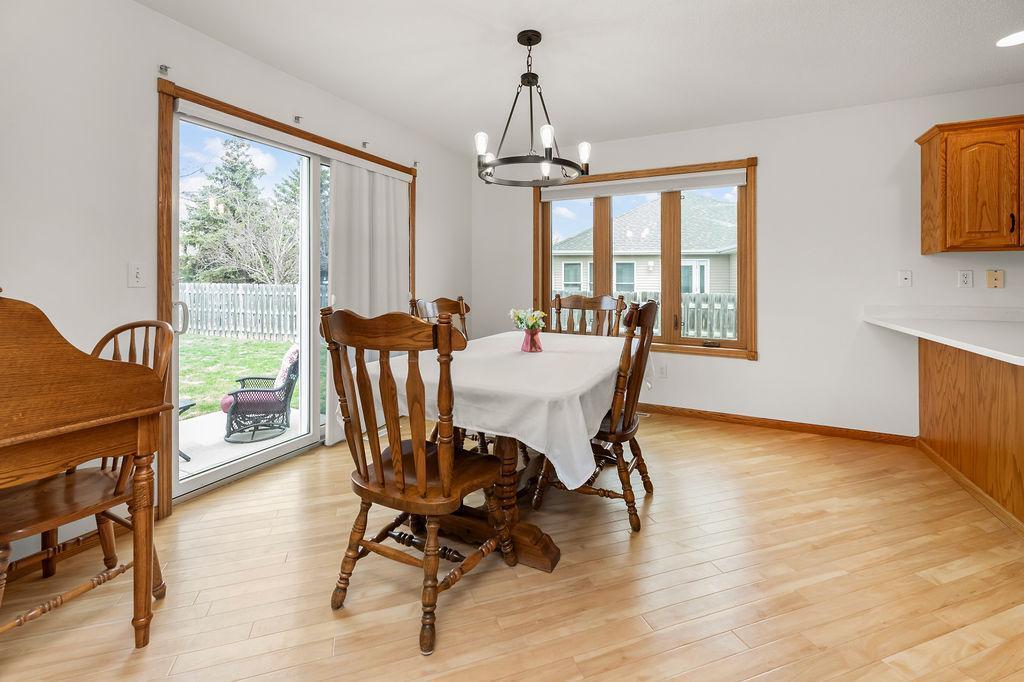 Dining area connected to your eat-in Kitchen