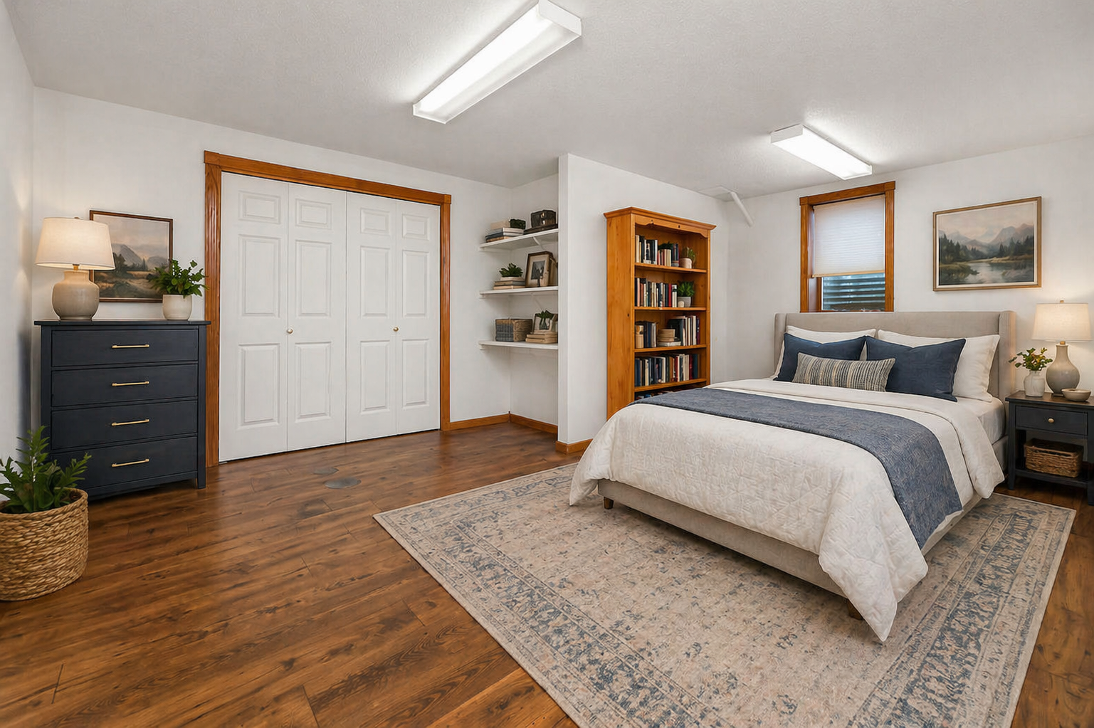 Bedroom 4, virtually staged