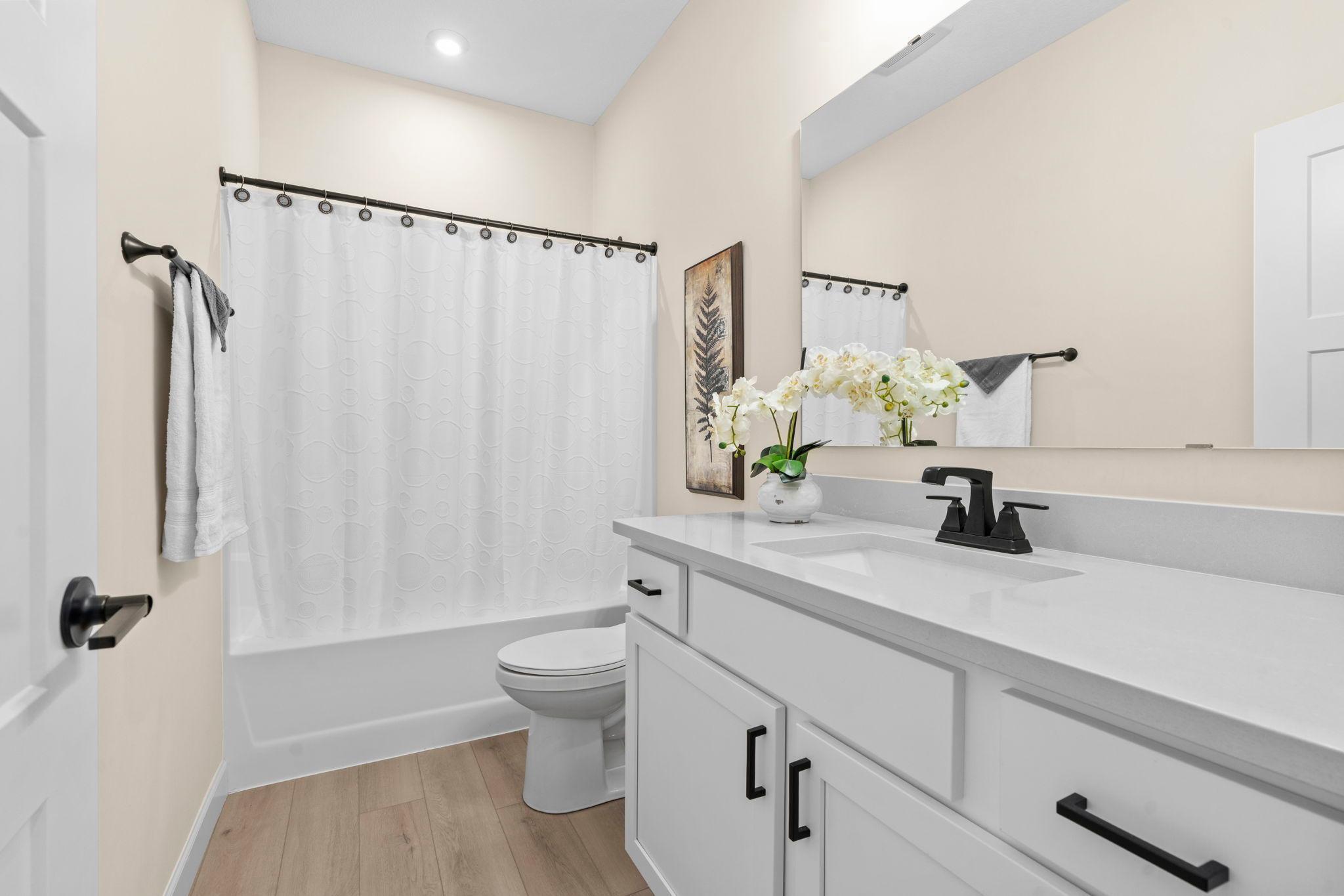 Guest bath on main level