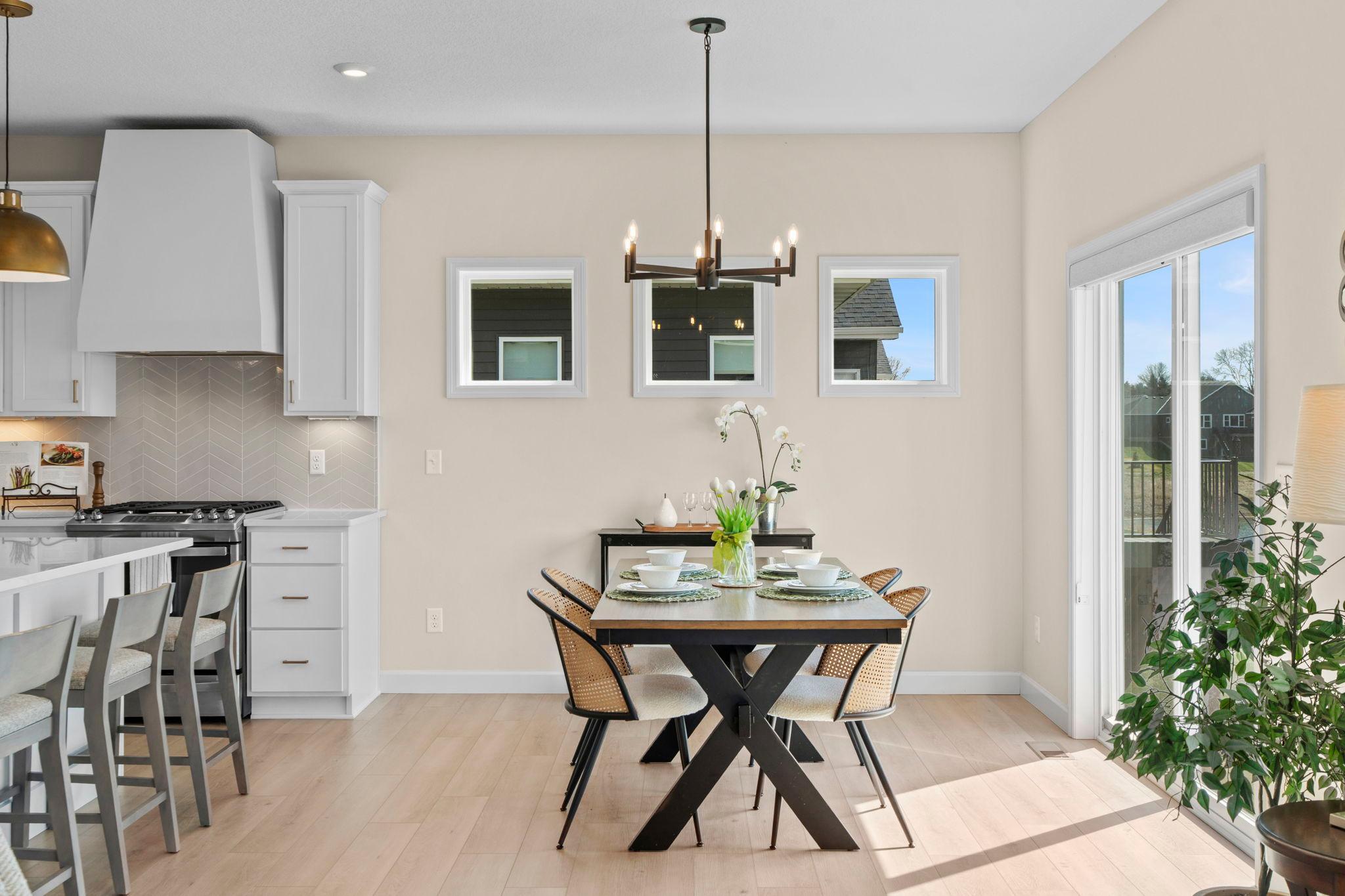 Transom window for additional light