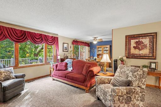Wonderful floorpan. Three bedrooms & bath feed to the right and kitchen is tucked behind the wall.