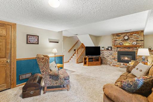 Enjoy the cozy lower level family room, just in time for football season!