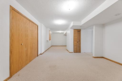 Spacious lower level