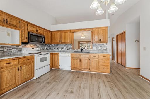 Plenty of space for two cooks in this kitchen