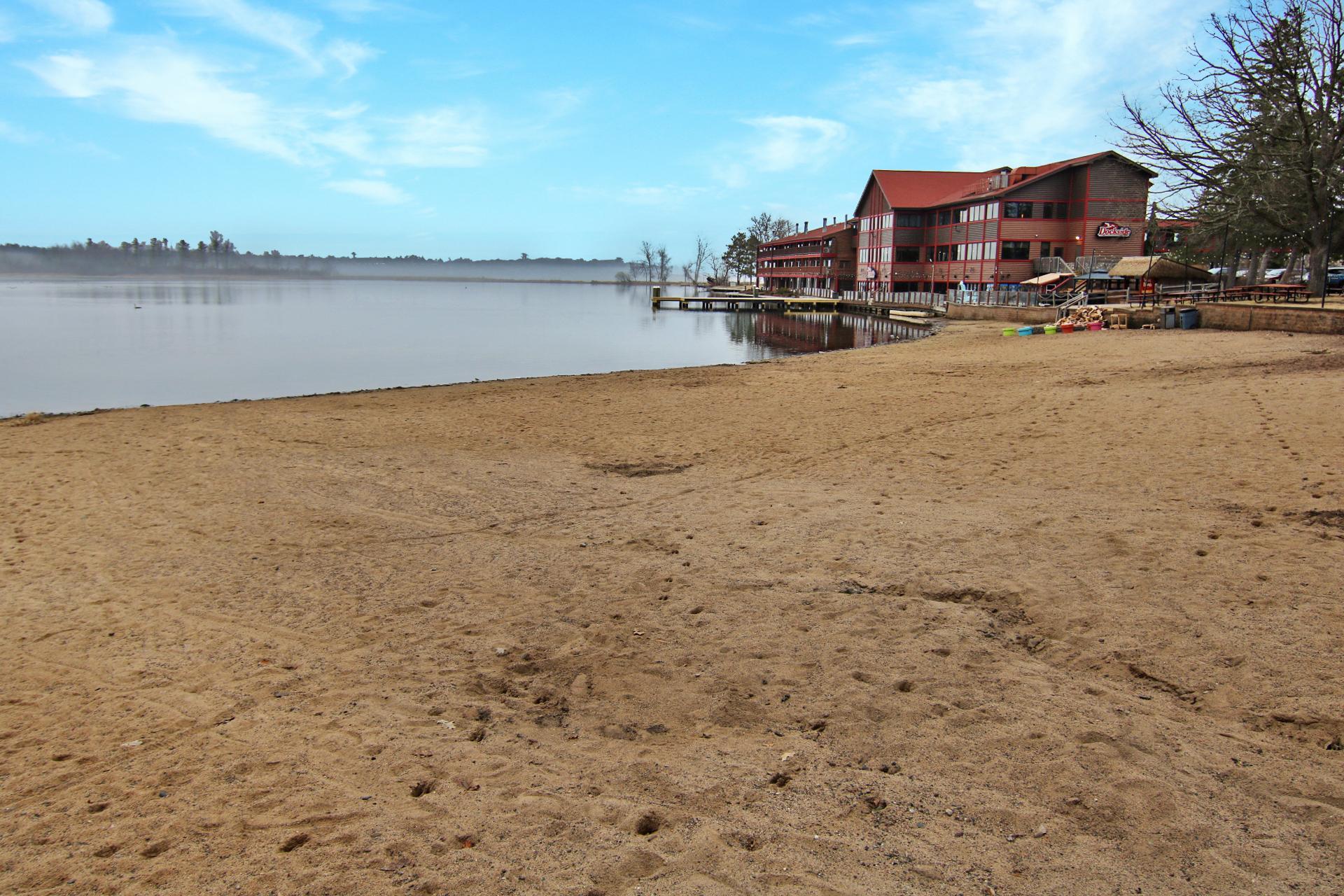 Beach on Pelican Lake