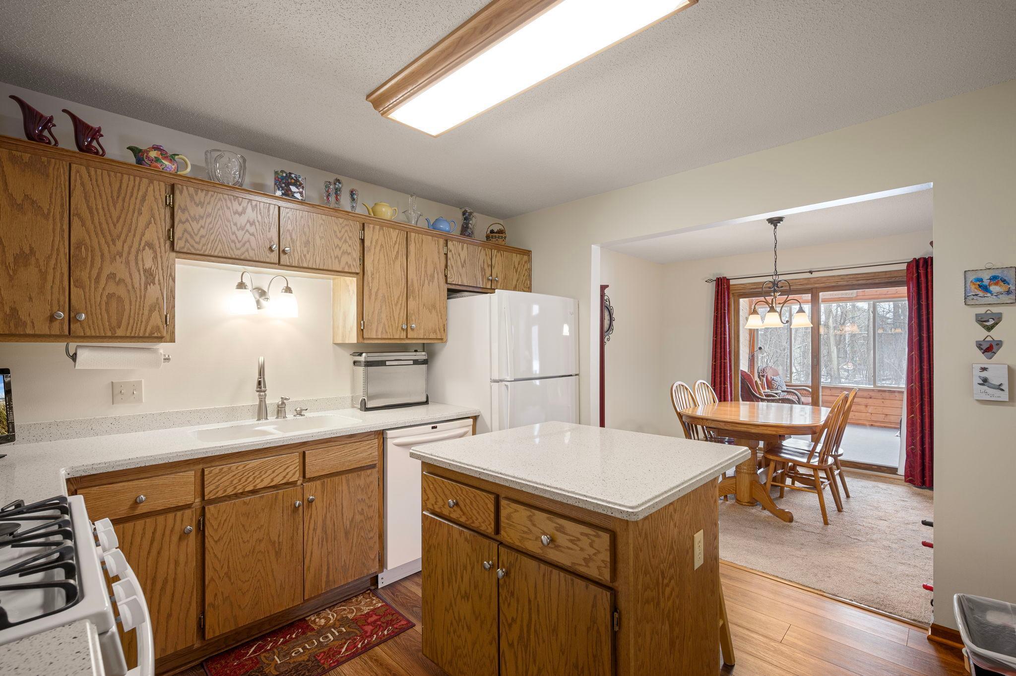 Entreating is a great experience with the openness of the main floor living