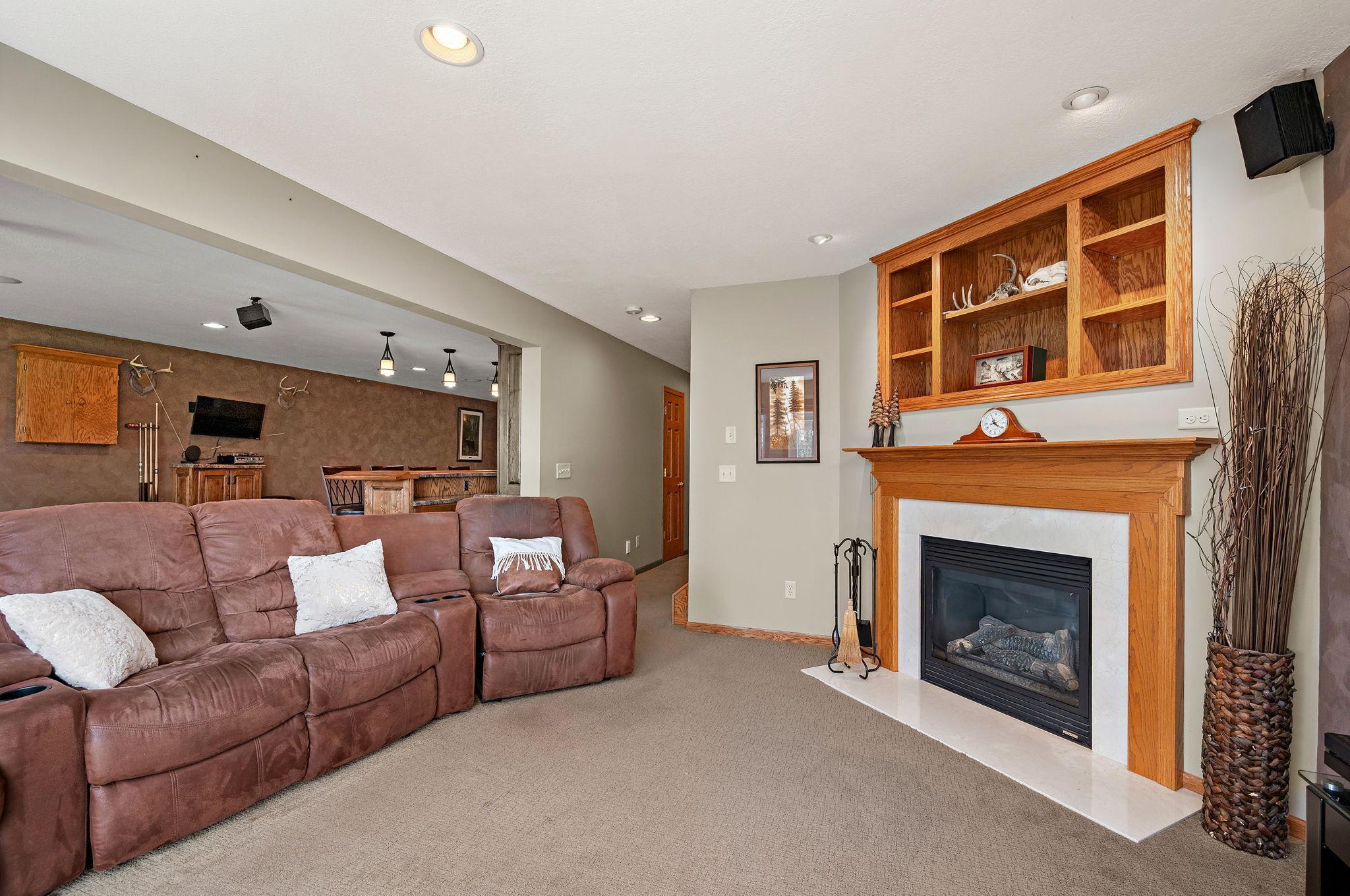 Another view of your future recreation room for entertaining