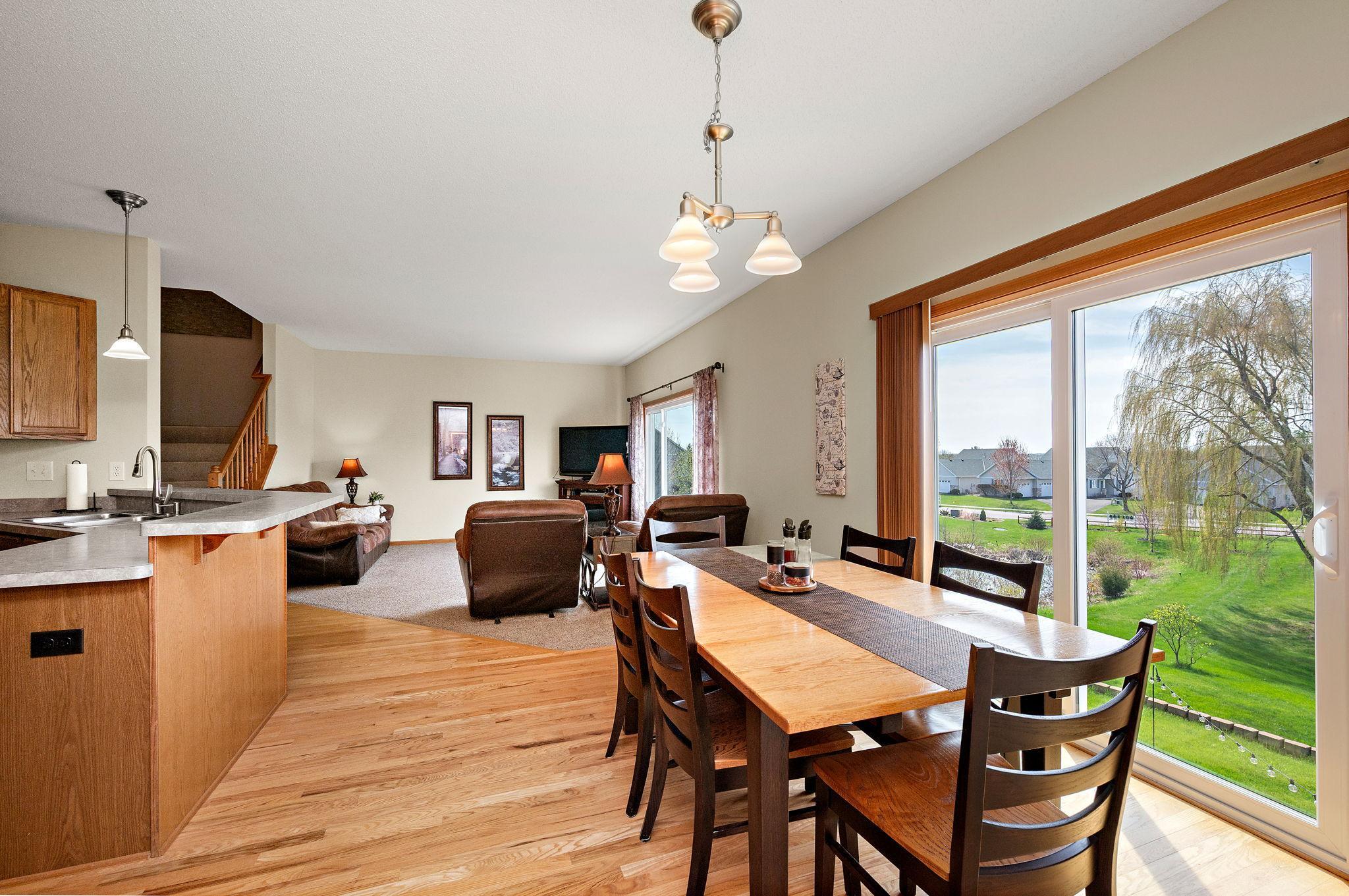 Another view of the open floor plan