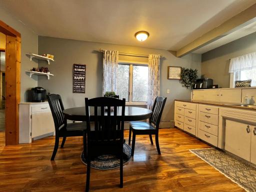 Kitchen with plenty of space for a table or future island!