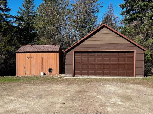 Detail of Storage Shed and Garage