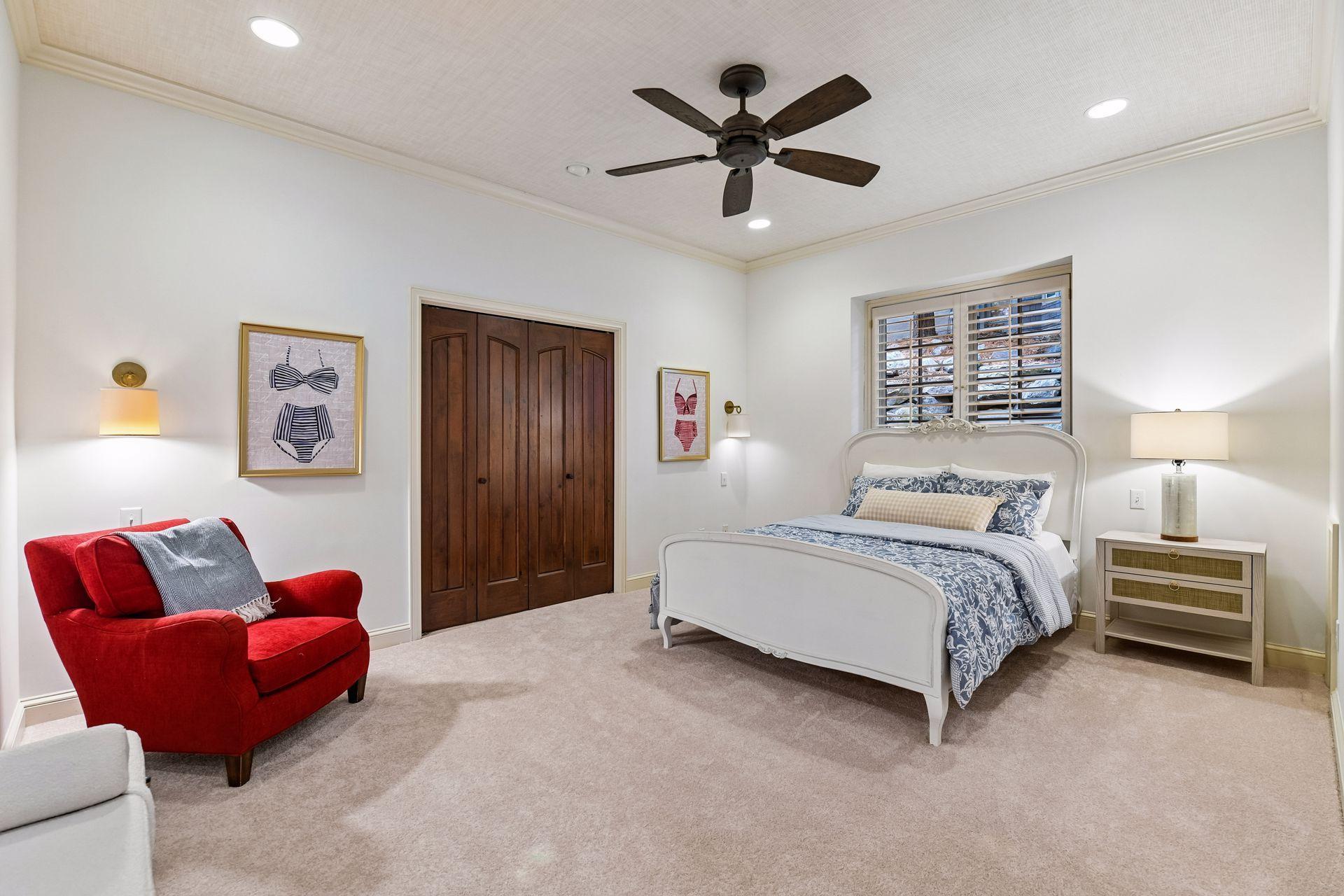 Lower Level Bedroom #4 offers spacious surroundings, and natural sunlight.