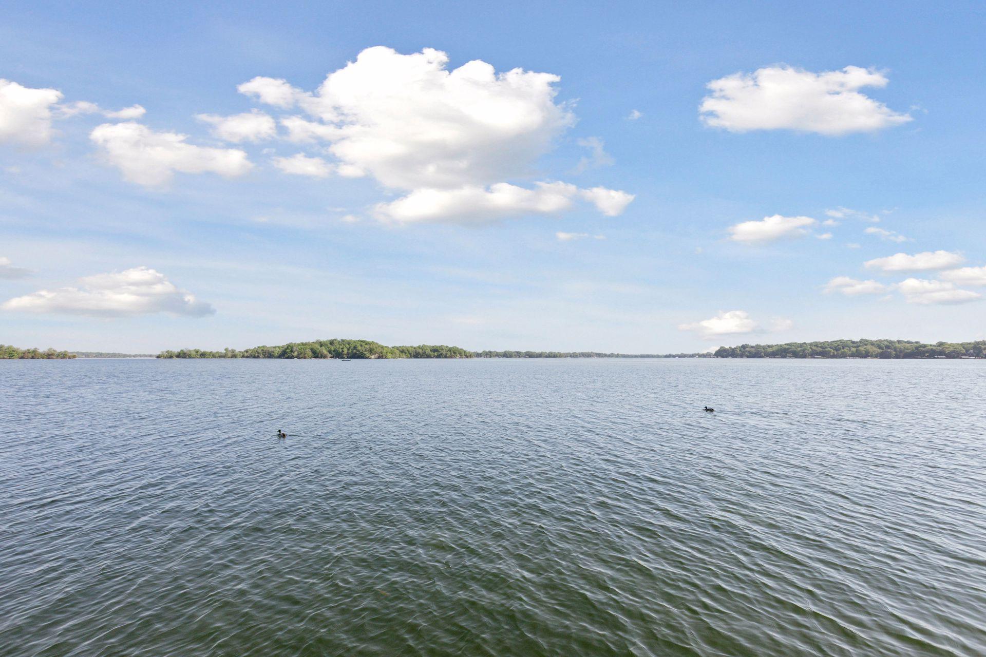 Sprawling, panoramic views from the dock