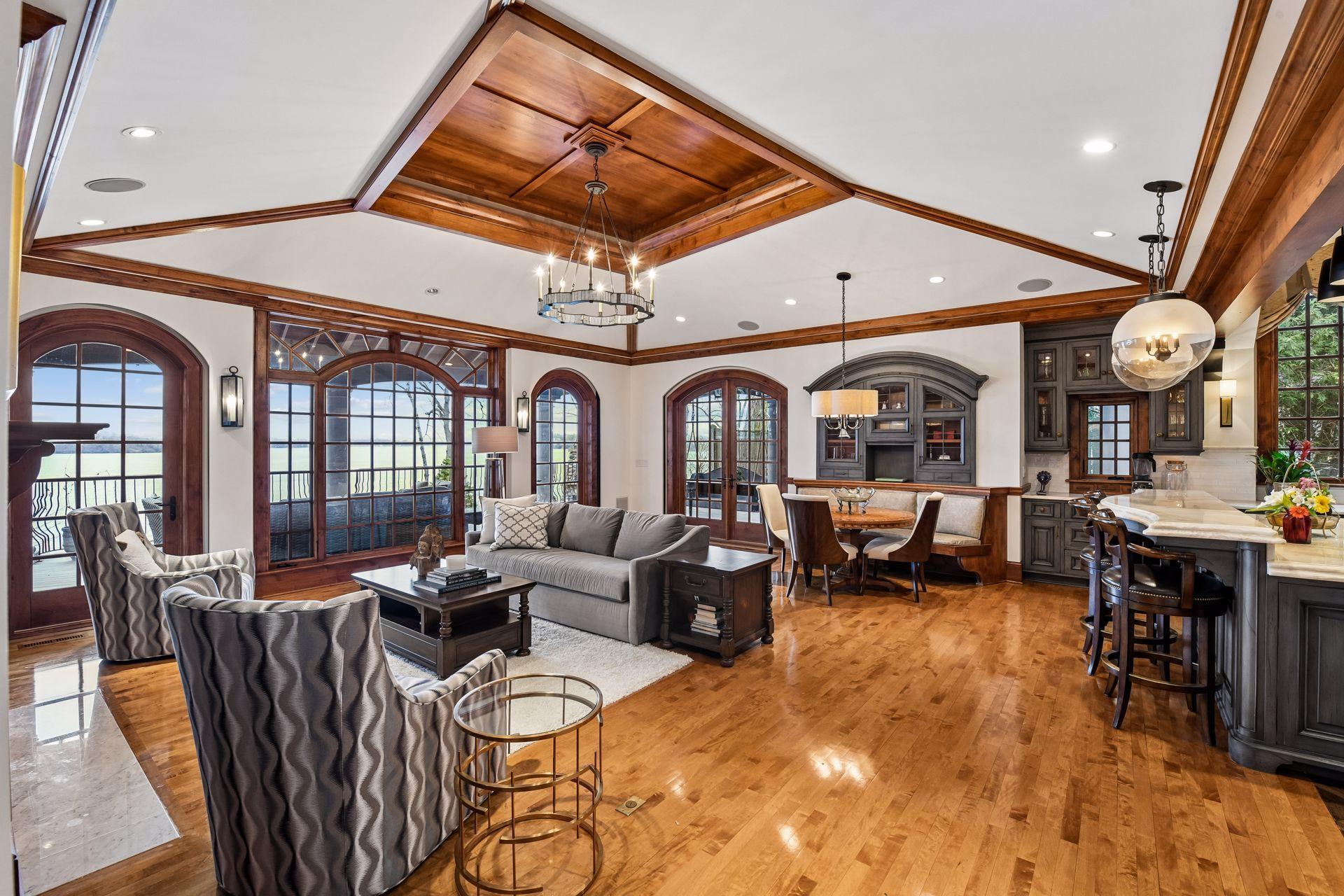 This is where the every day action takes place. Step outside to access to spacious exterior wrap around deck