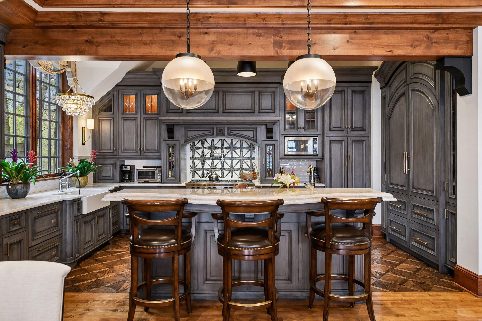 Exquisite Custom Cabinetry, paneled appliances and so much more to see