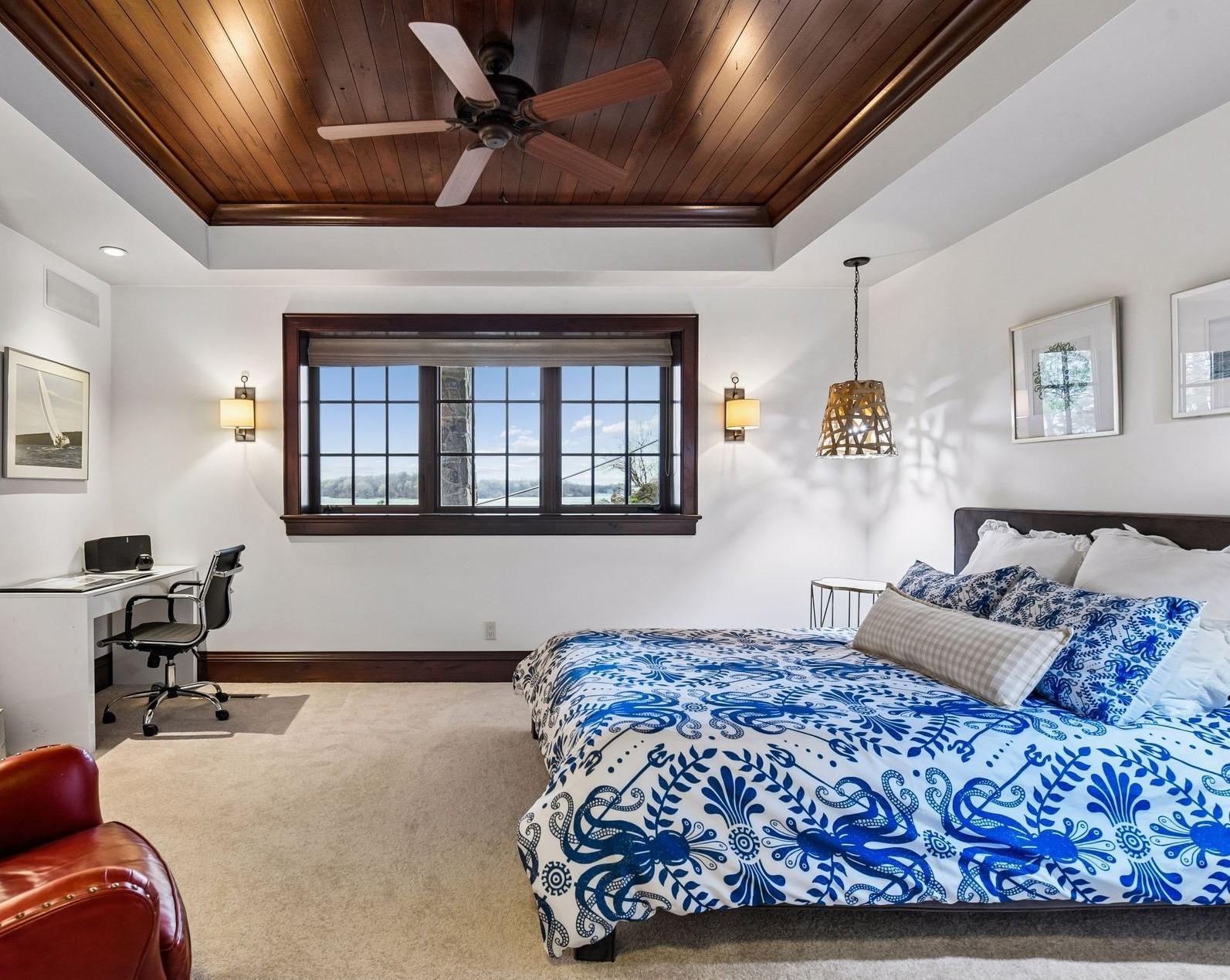 Lower Level Bedroom #2 with great views of Lake Minnetonka