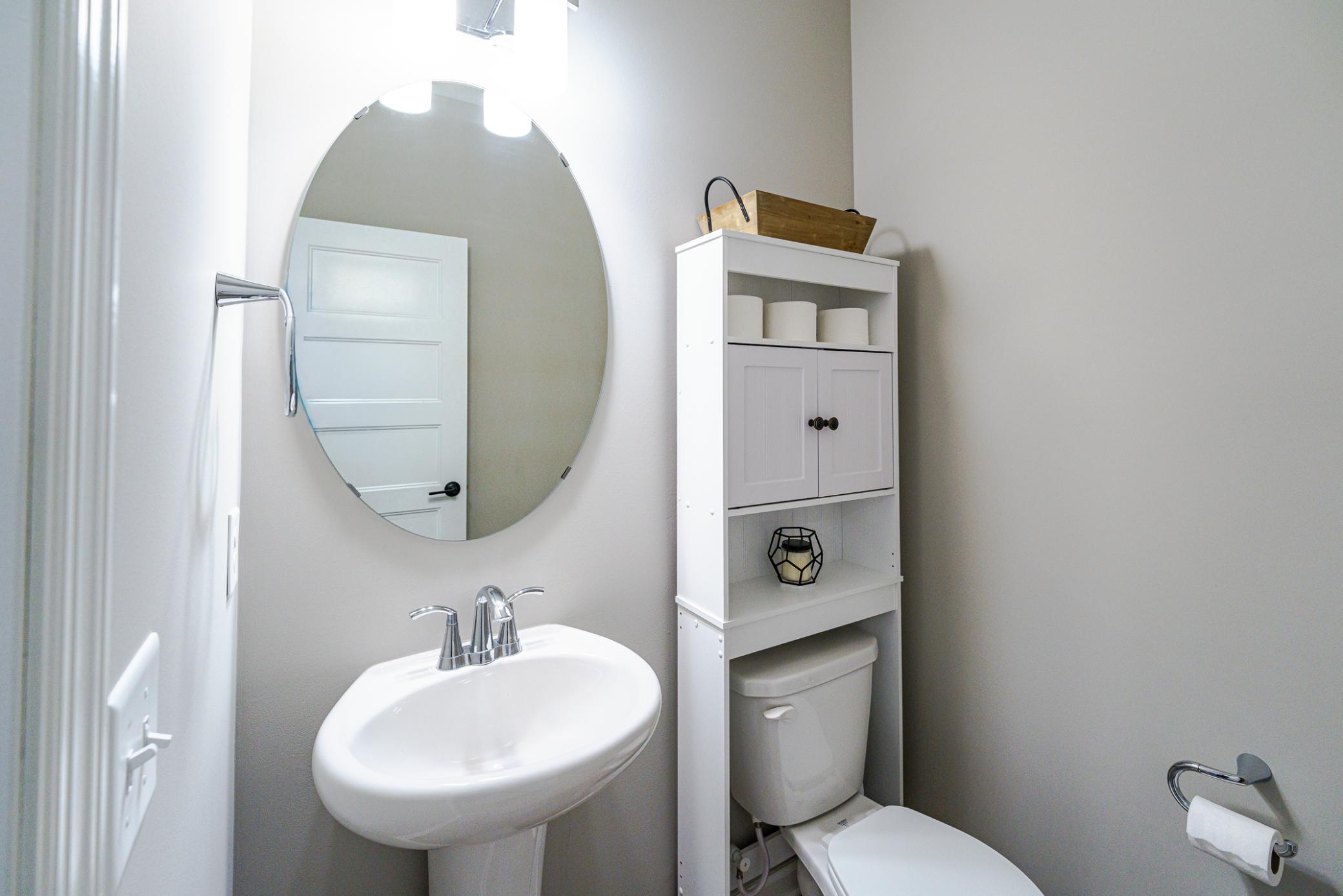 Main floor half bath