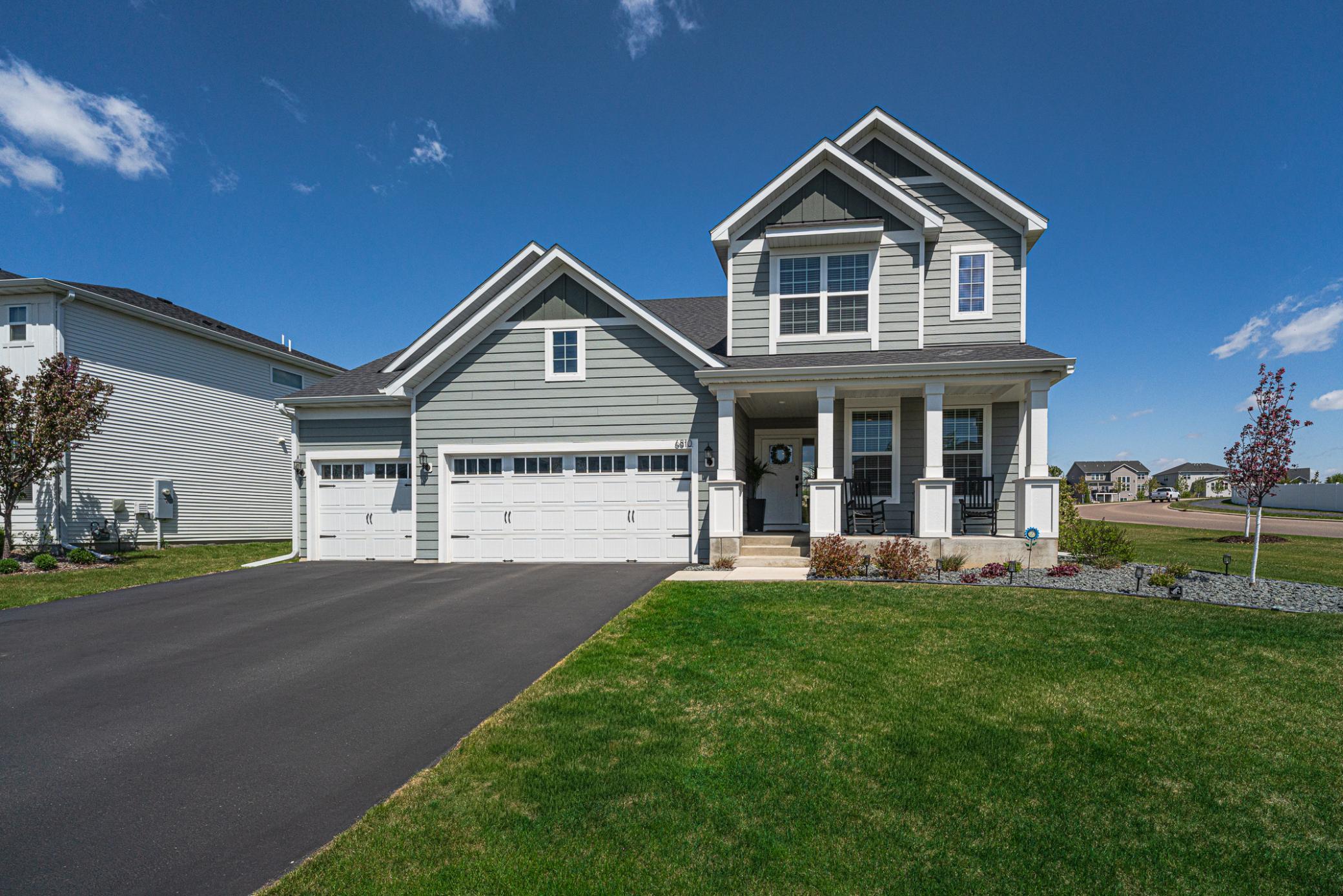 This TURNKEY, better-than-new 5BR 4BA two-story in Creek Hill Estates was just built in 2020 with customized features designed to enhance the livability of the home.