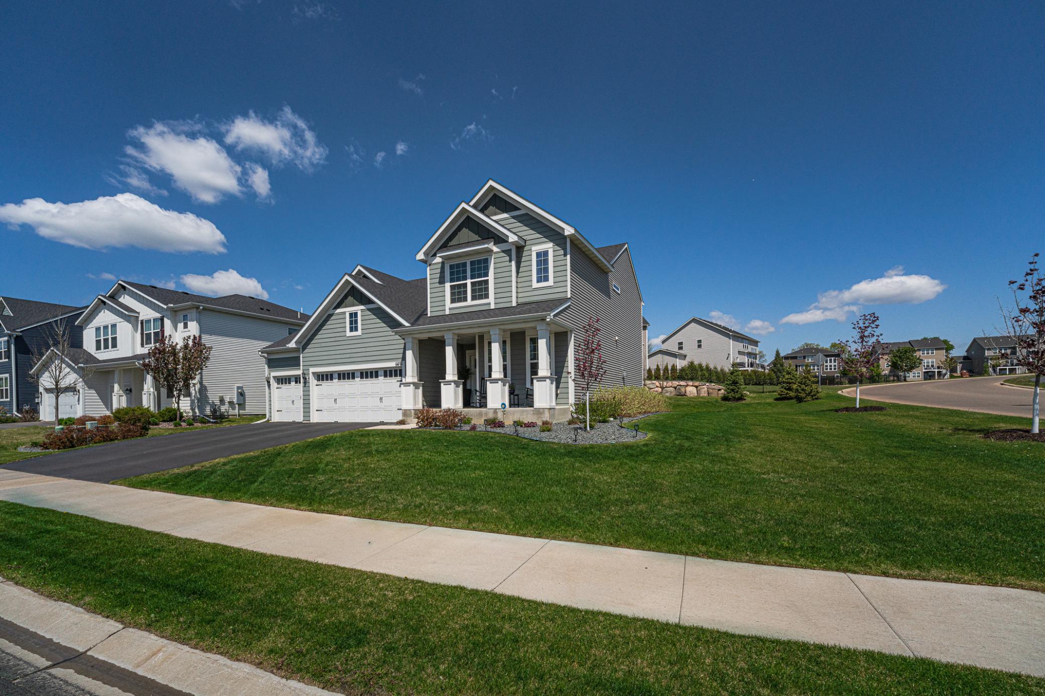 The seller added over $50,000 in exterior landscaping, including a patio in the back.