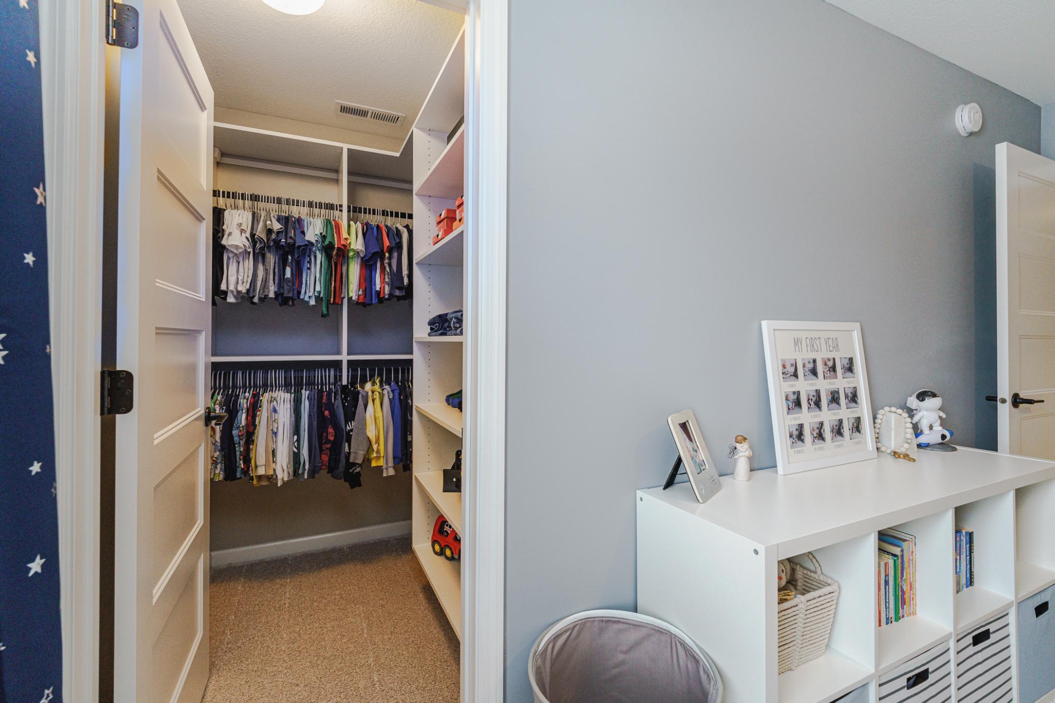 Custom Closet Organizers were just installed this year!