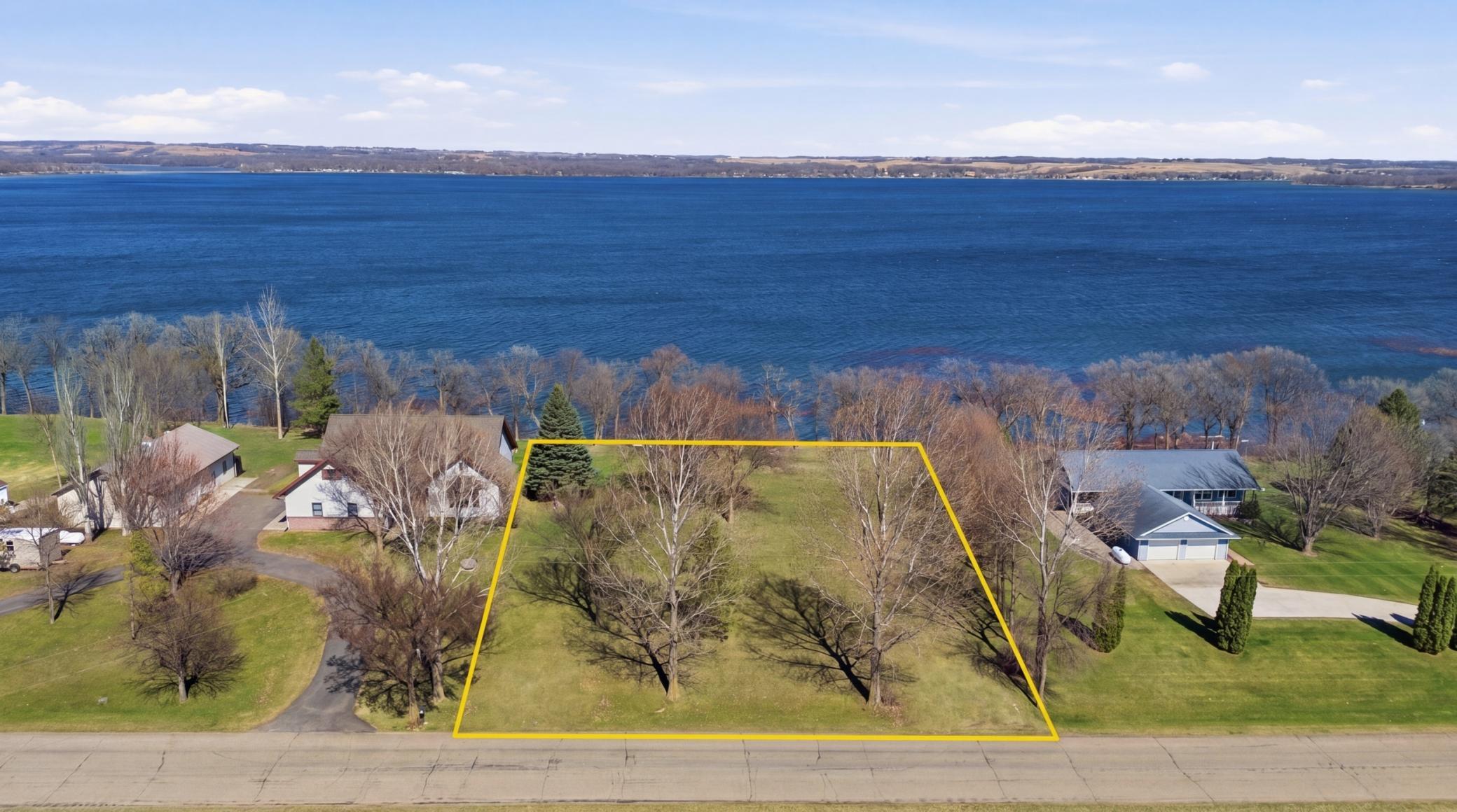 Aerial View with Lot Lines