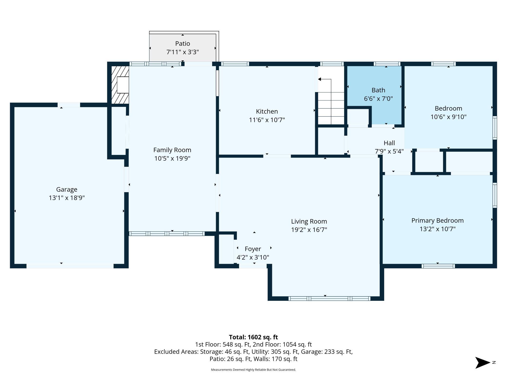 Main level floor plan...