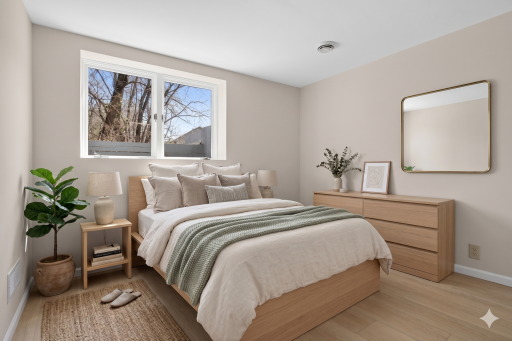 Upper level: bedroom 2 (virtually staged)