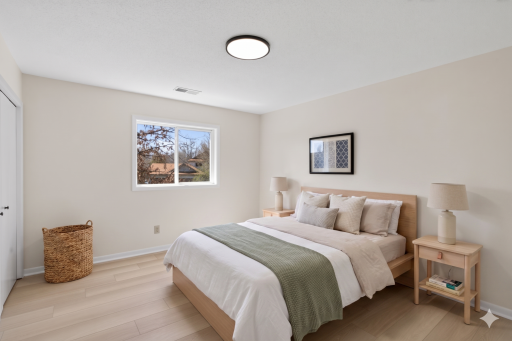 Upper level: bedroom 3 (virtually staged)