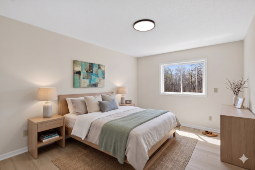 Lower level: bedroom 4 (virtually staged)