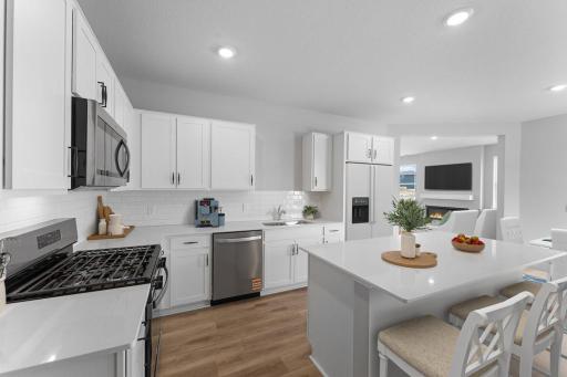 Enjoy cooking on your new gas range.