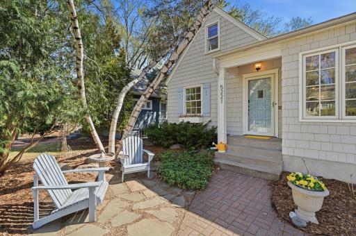 Enjoy the evening sun on your front patio