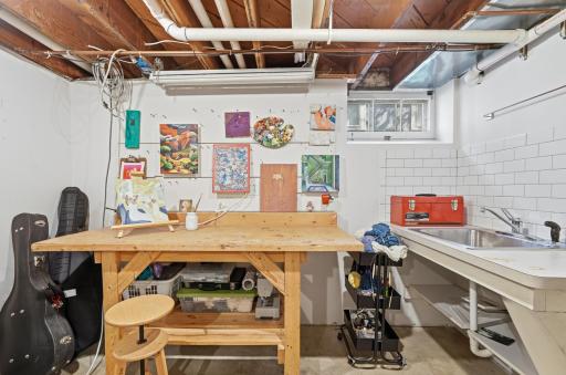 Work bench for creative pursuits or home projects