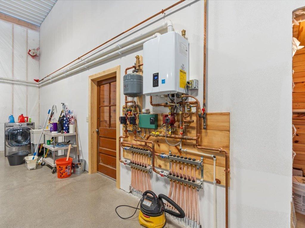 In-floor heat boiler sysem