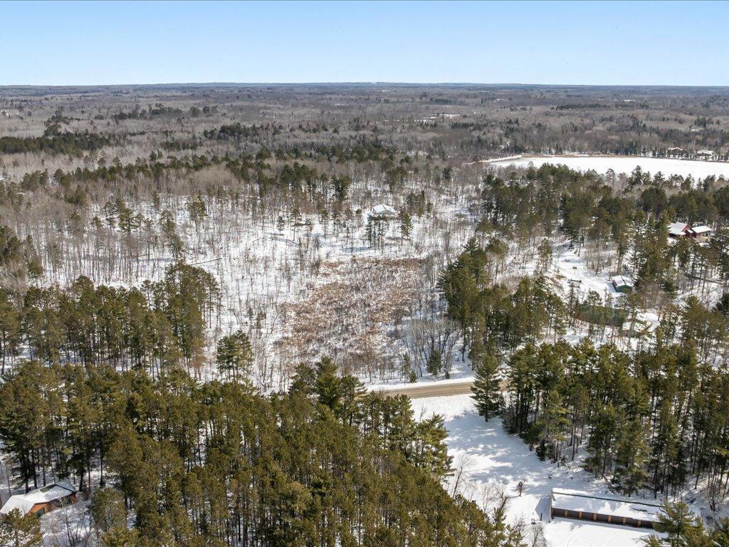 View from county road.