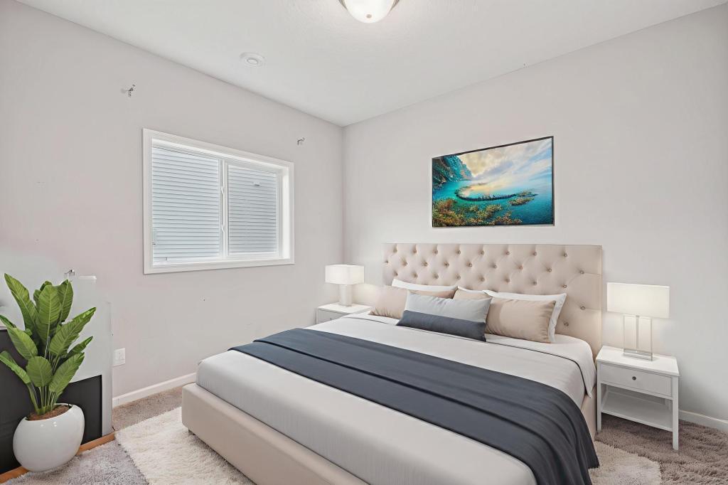 Bedroom 5 - virtually staged