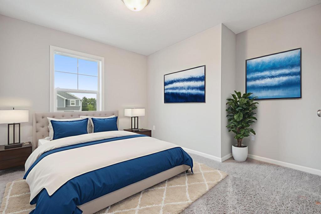 Bedroom 2 - virtually staged