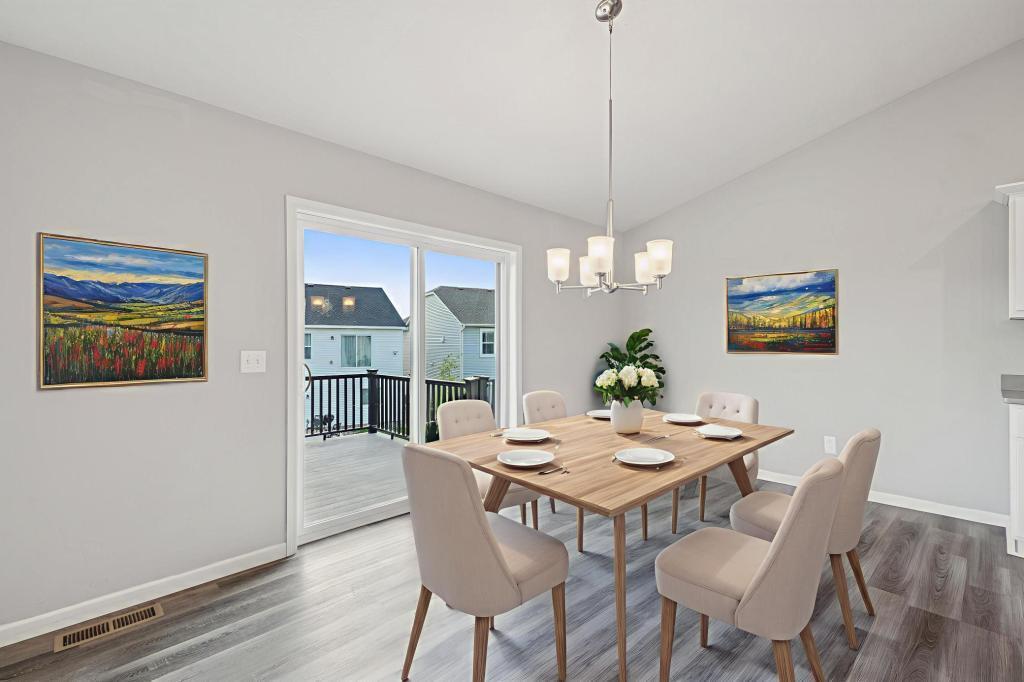 Dining Room - virtually staged